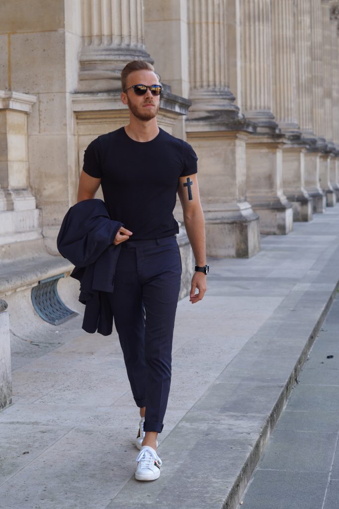 Mens spring suit paris blog blogger style and fitness herren männer mode