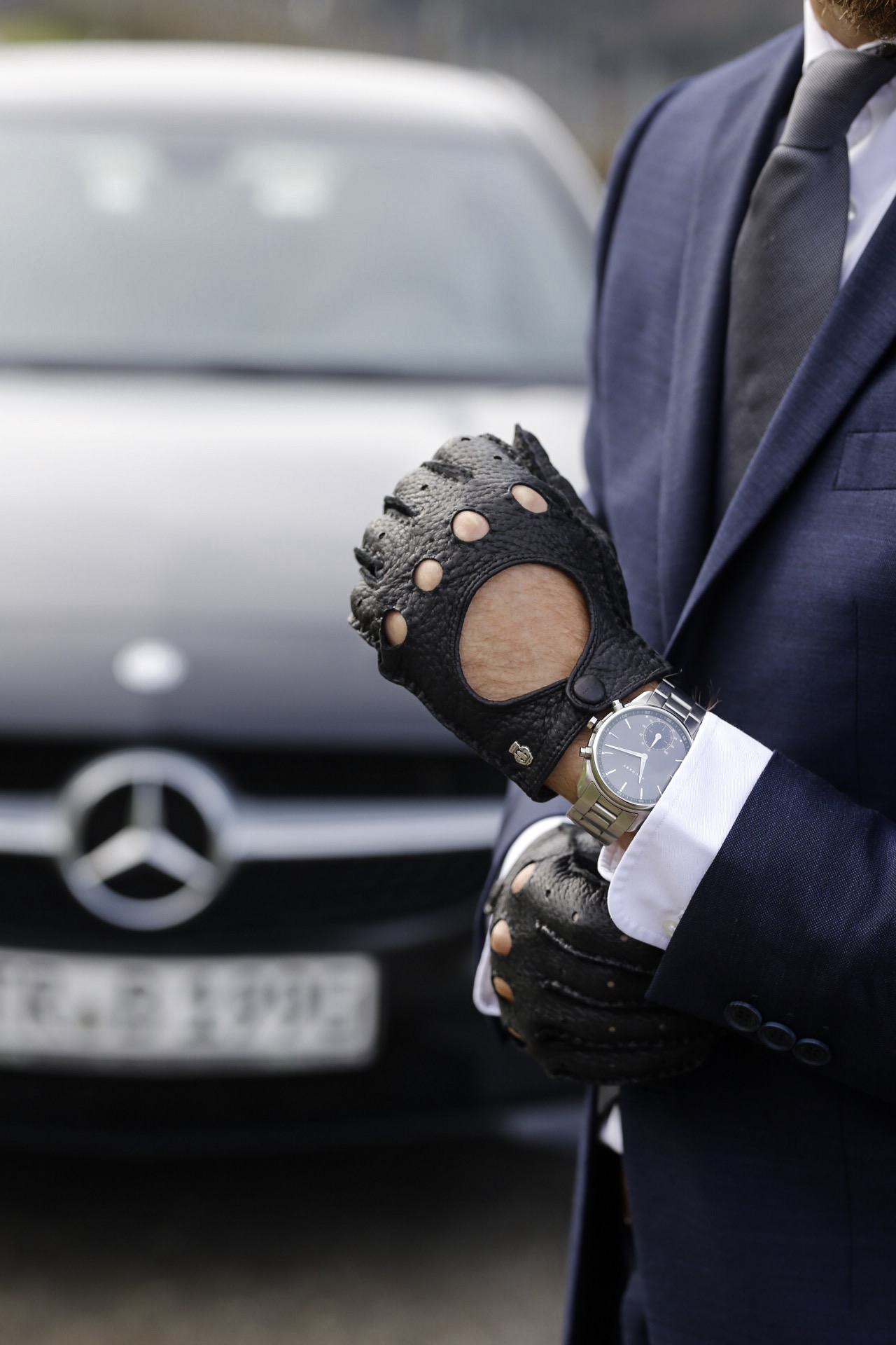 Autohandschuhe Herren Lederhandschuhe Autofahrer häkeln Fashion 2017 Modell